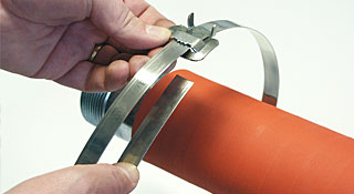 system montażu za pomocą taśmy aluminiowej